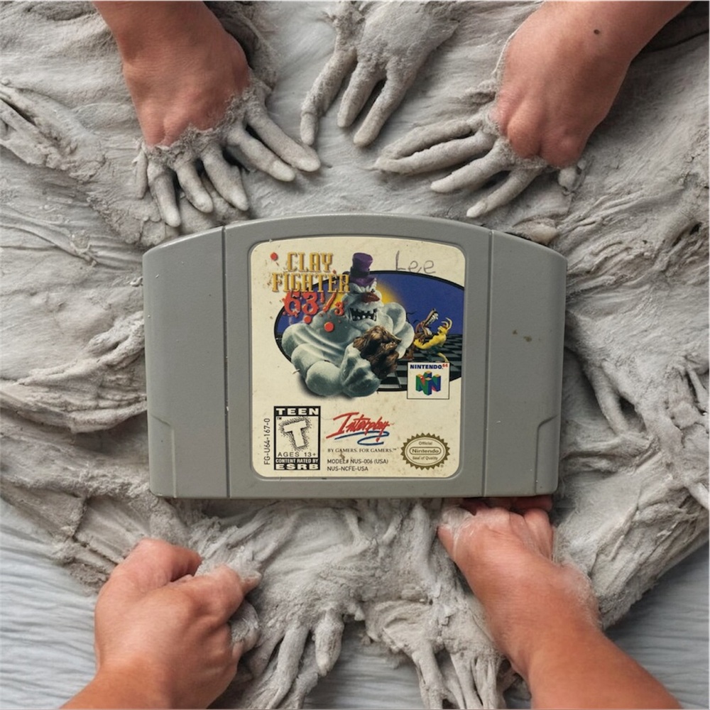 Nintendo 64 Clay Fighter 63 1/3 Game Cartridge - Gray